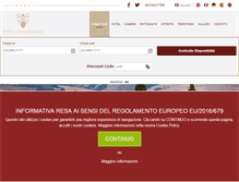 Tablet Screenshot of hotelcorsignano.it